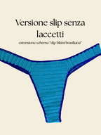 Estensione schema slip brasiliana - versione senza laccetti