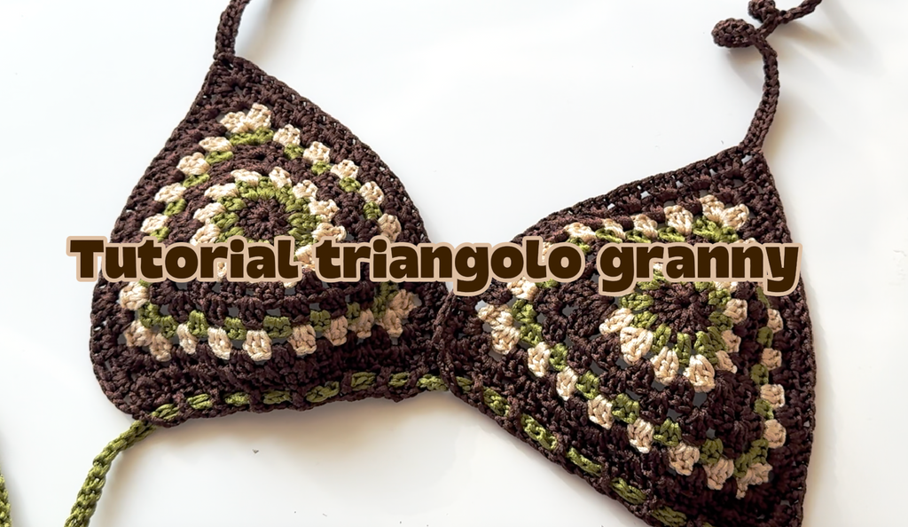 Kit Triangolo Granny Square : Materiale + Video Tutorial