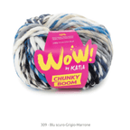 WOW - chunky boom - katia - 75% Acrilico - 15% Lana - 10% Alpaca -100g x 75m