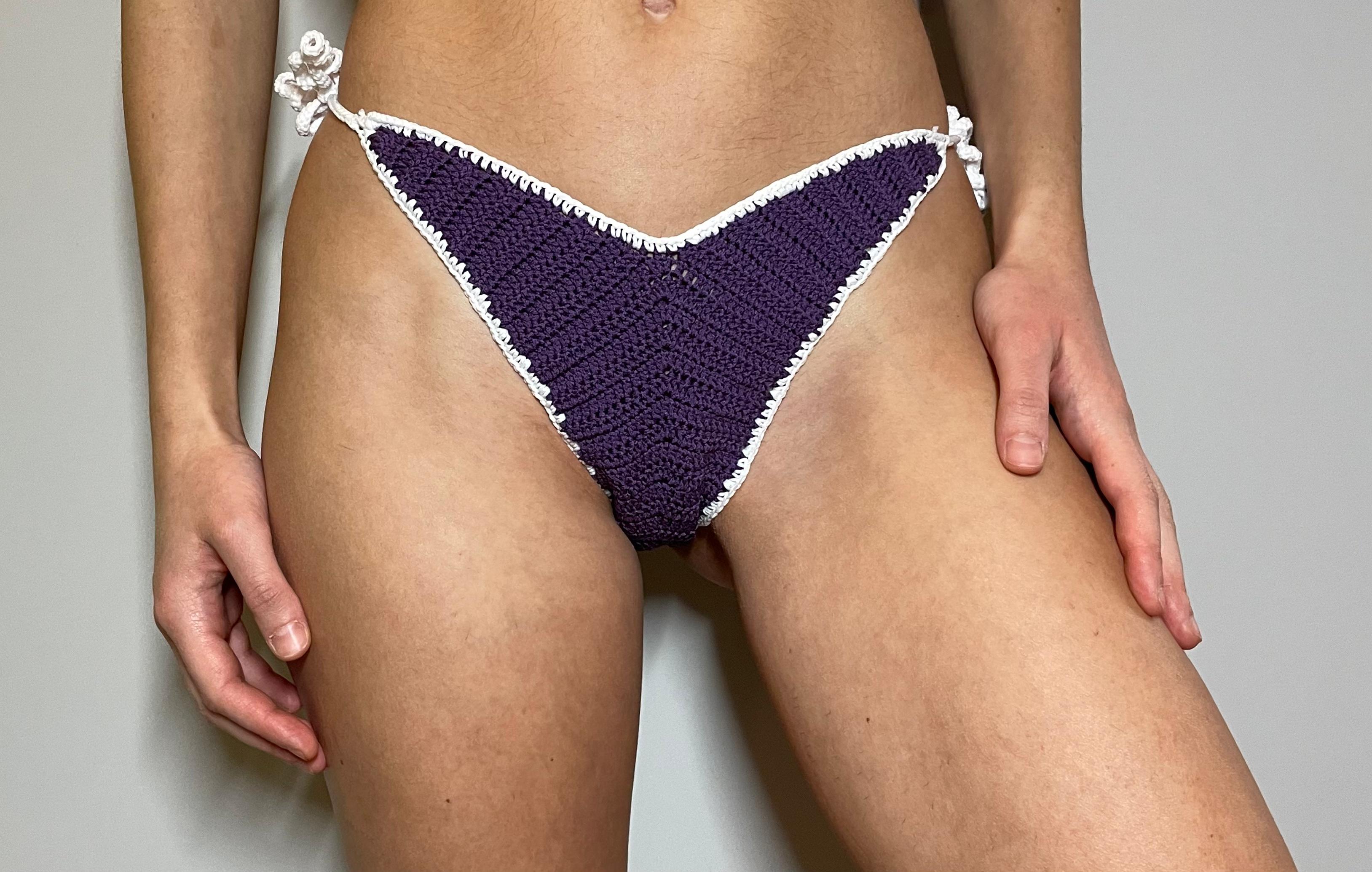 Schema Slip Bikini a V - Costume uncinetto