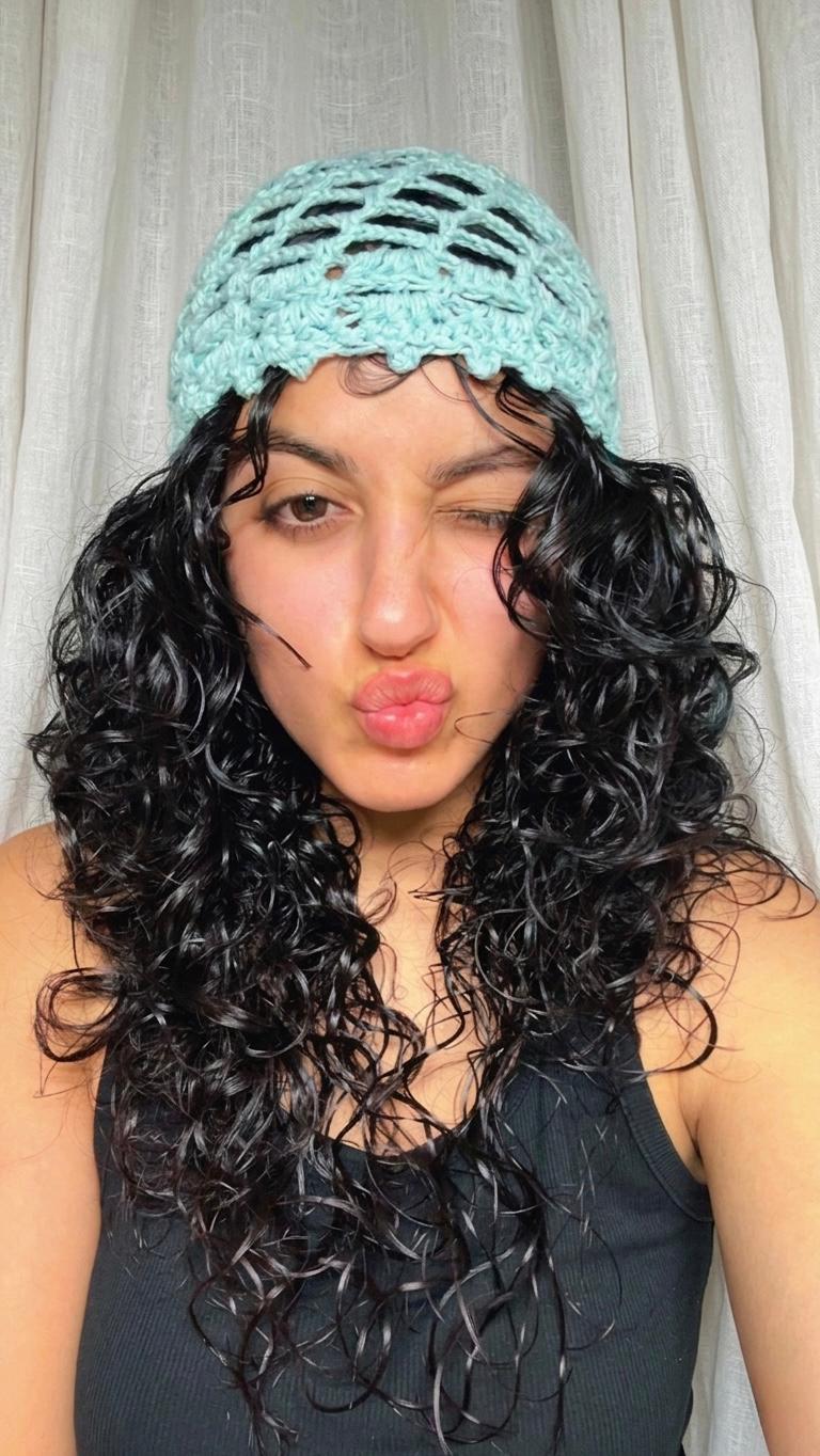 Pattern Cappellino a rete | Modello ALISIA | Mesh hat schema