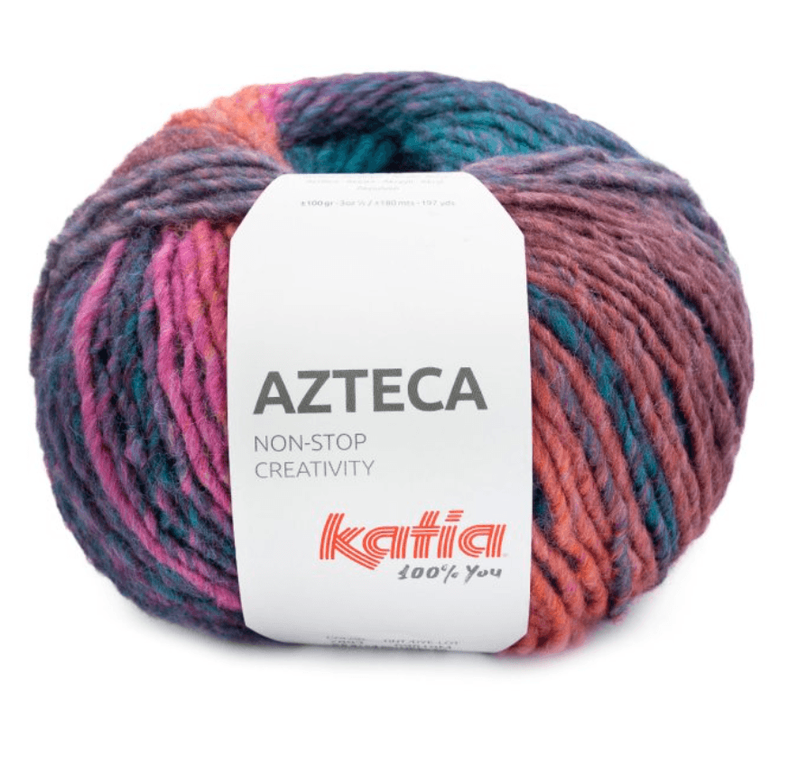 Azteca - katia - 53% Lana Vergine - 47% Acrilico -100g x 180m