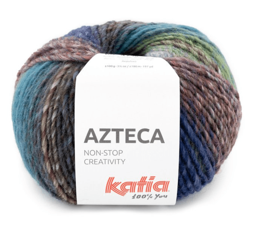 Azteca - katia - 53% Lana Vergine - 47% Acrilico -100g x 180m