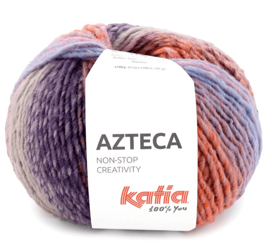 Azteca - katia - 53% Lana Vergine - 47% Acrilico -100g x 180m