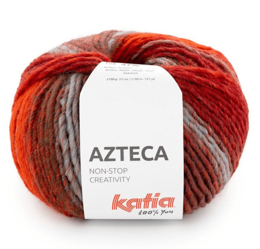 Azteca - katia - 53% Lana Vergine - 47% Acrilico -100g x 180m