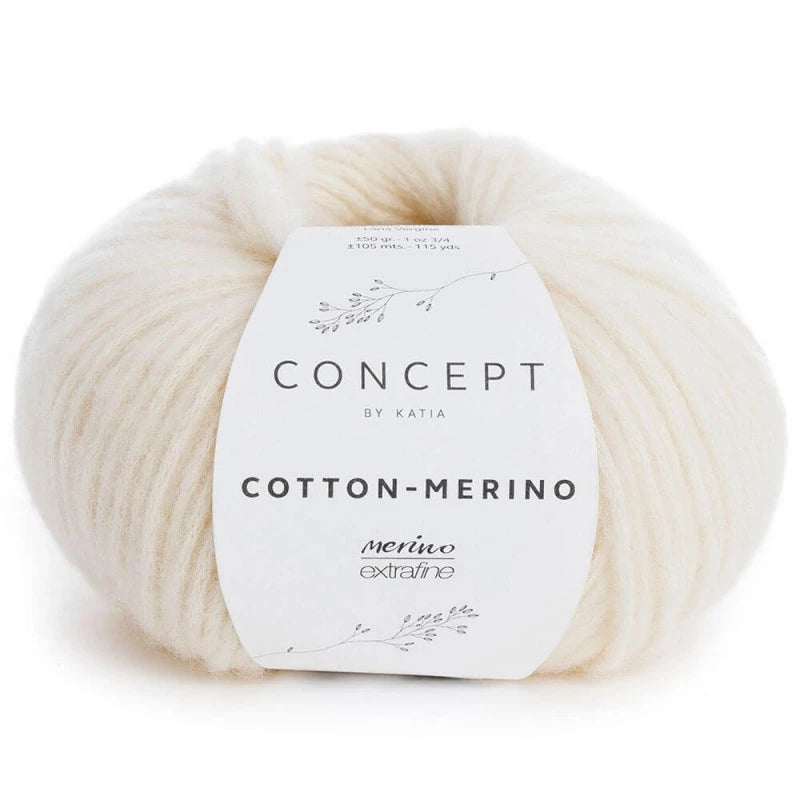 Cotton merino - Katia - 70% cotone 30% merino extrafine - 50g x 105m
