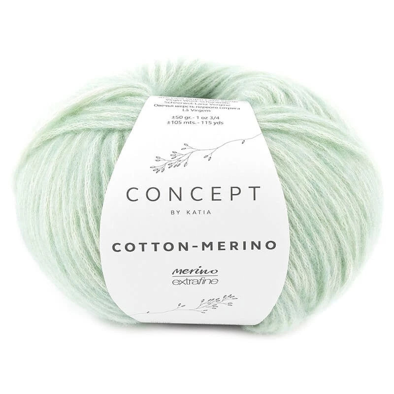 Cotton merino - Katia - 70% cotone 30% merino extrafine - 50g x 105m