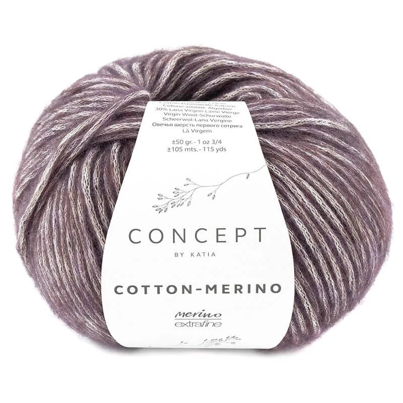 Cotton merino - Katia - 70% cotone 30% merino extrafine - 50g x 105m