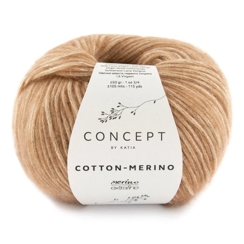 Cotton merino - Katia - 70% cotone 30% merino extrafine - 50g x 105m