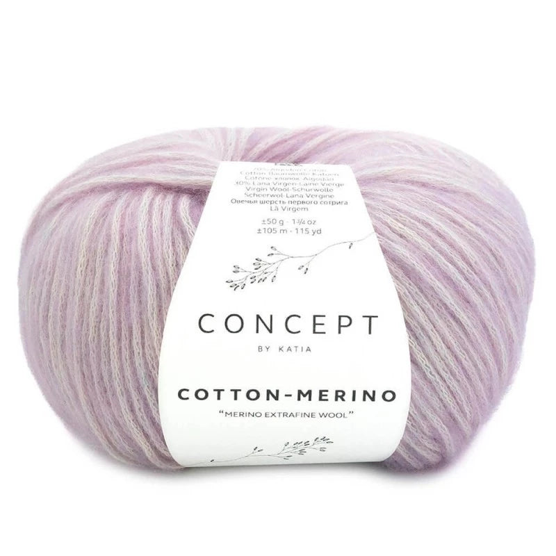 Cotton merino - Katia - 70% cotone 30% merino extrafine - 50g x 105m