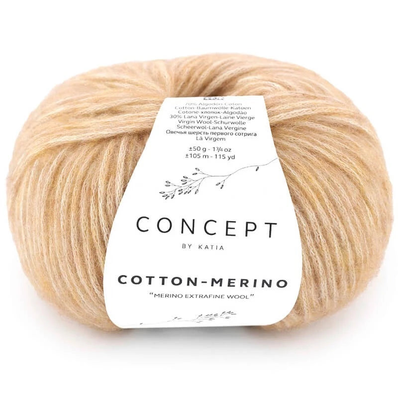 Cotton merino - Katia - 70% cotone 30% merino extrafine - 50g x 105m