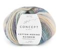 Cotton merino Rainbow - Katia - 70% cotone 30% merino extrafine - 50g x 105m