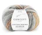 Cotton merino Rainbow - Katia - 70% cotone 30% merino extrafine - 50g x 105m