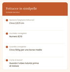 Fettuccia in pizza in similpelle - Cuoio