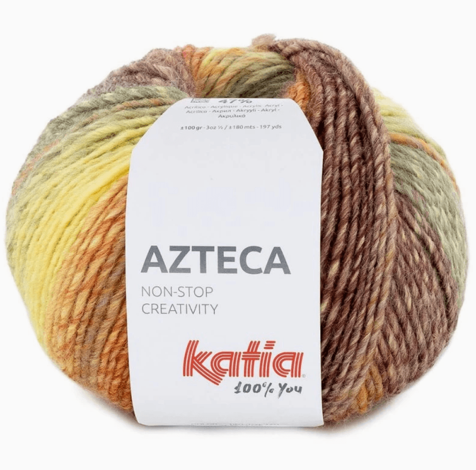 Azteca - katia - 53% Lana Vergine - 47% Acrilico -100g x 180m