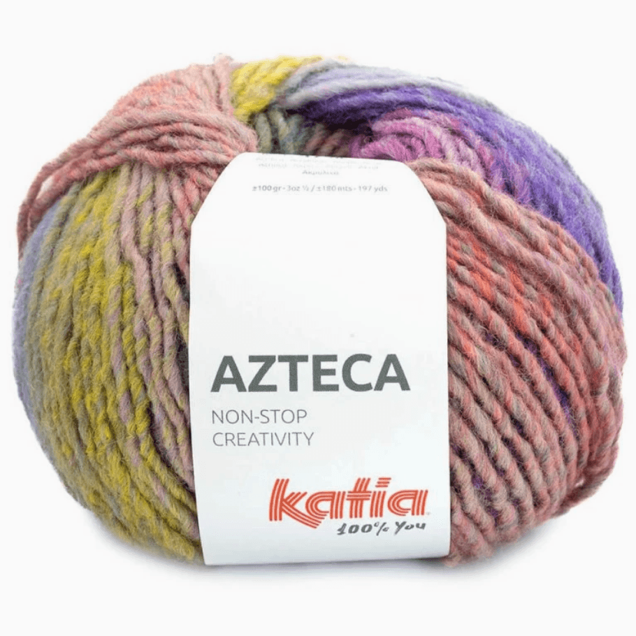Azteca - katia - 53% Lana Vergine - 47% Acrilico -100g x 180m