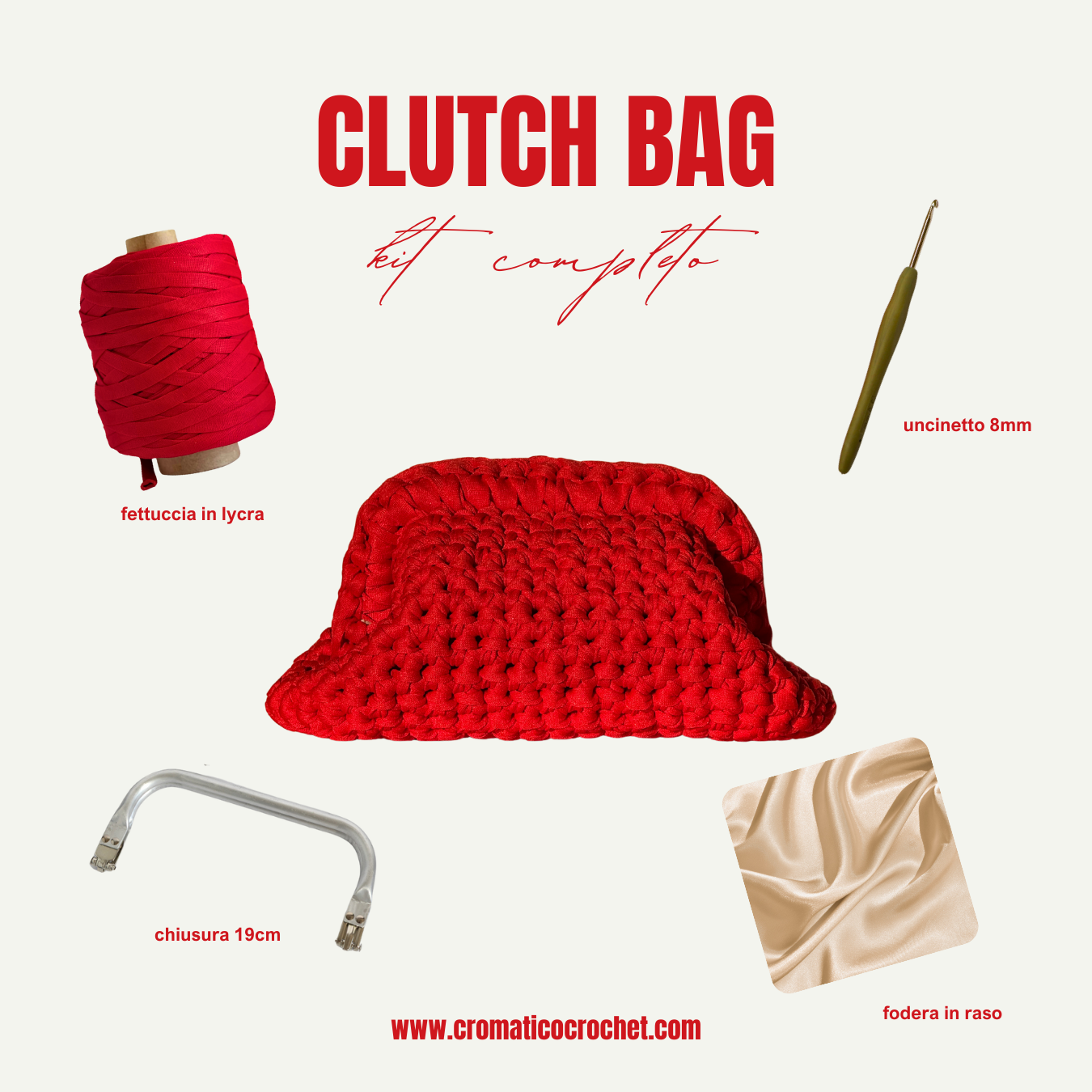 Kit Clutch Bag: Kit + Pattern