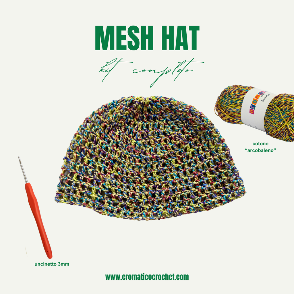 Kit Cappellino a Rete Lurex ✨: Schema + Materiali